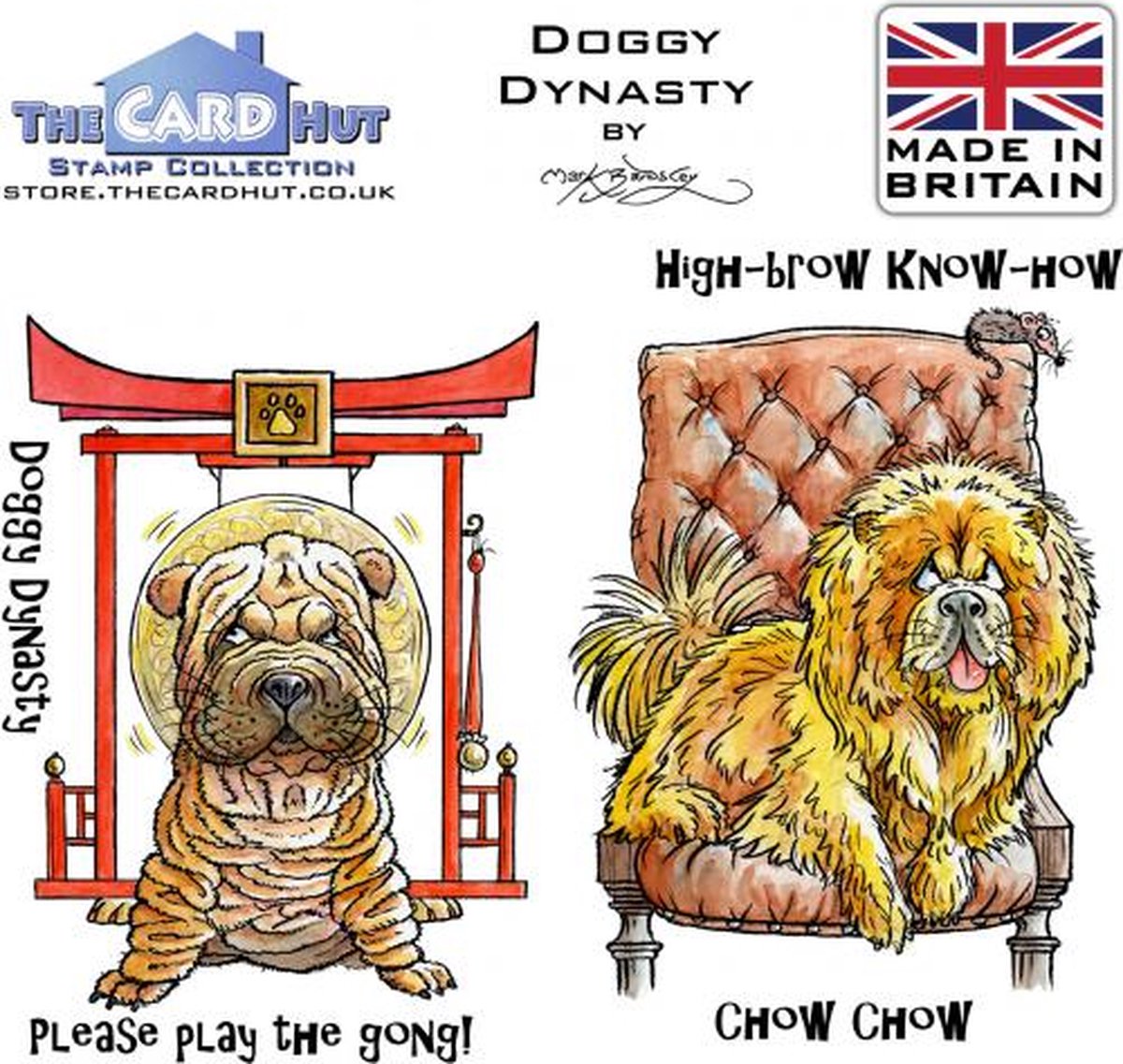 In The Doghouse: Doggy Dynasty Clear Stamps (MBDH006) (DISCONTINUED)