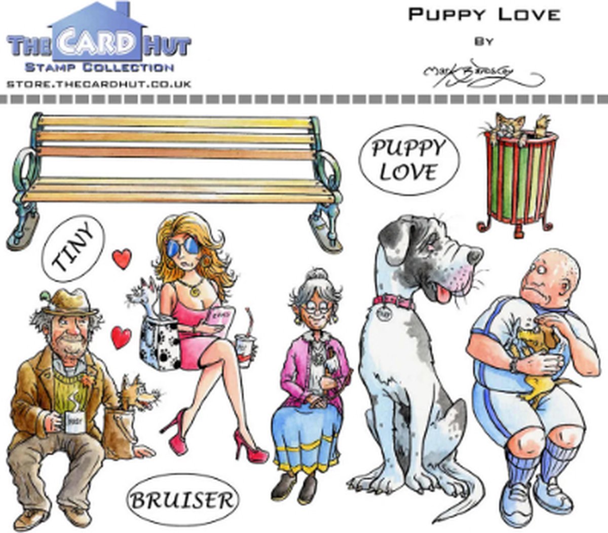 Puppy Love Clear Stamps (MBPPL)