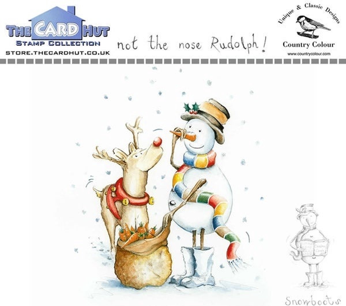 Snowboots: Not the Nose Rudolph Clear Stamps (CCSBNR)