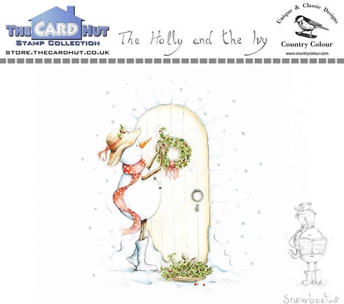 Snowboots: The Holly and the Ivy Clear Stamps (CCSBHI)