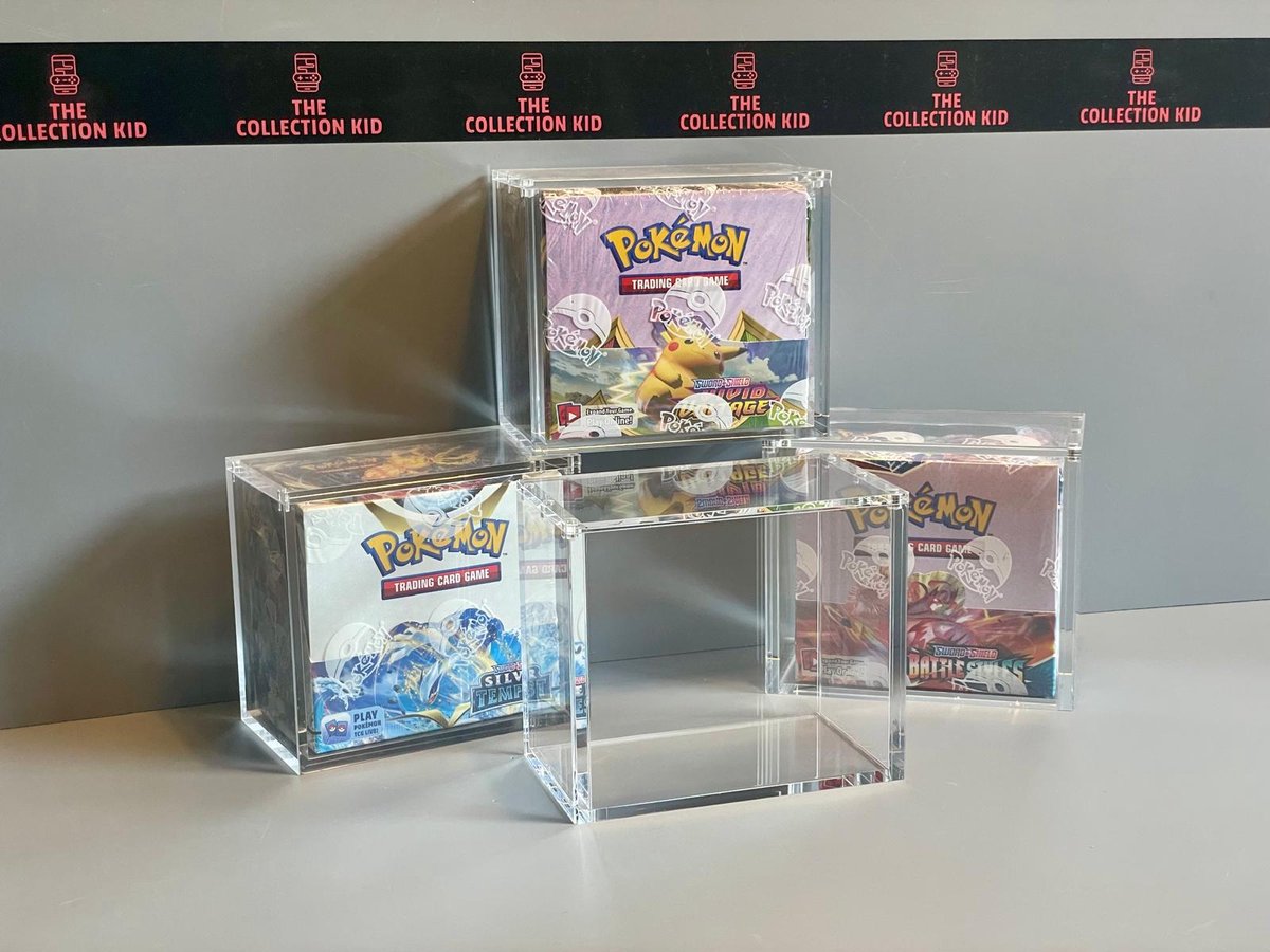Acryl case Pokémon Booster Box display BB 8mm/5mm