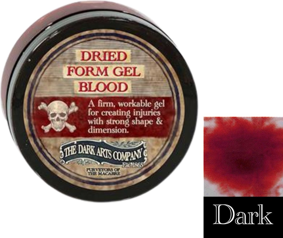 The Dark Arts Company Form Gel Blood Dark, 50ml