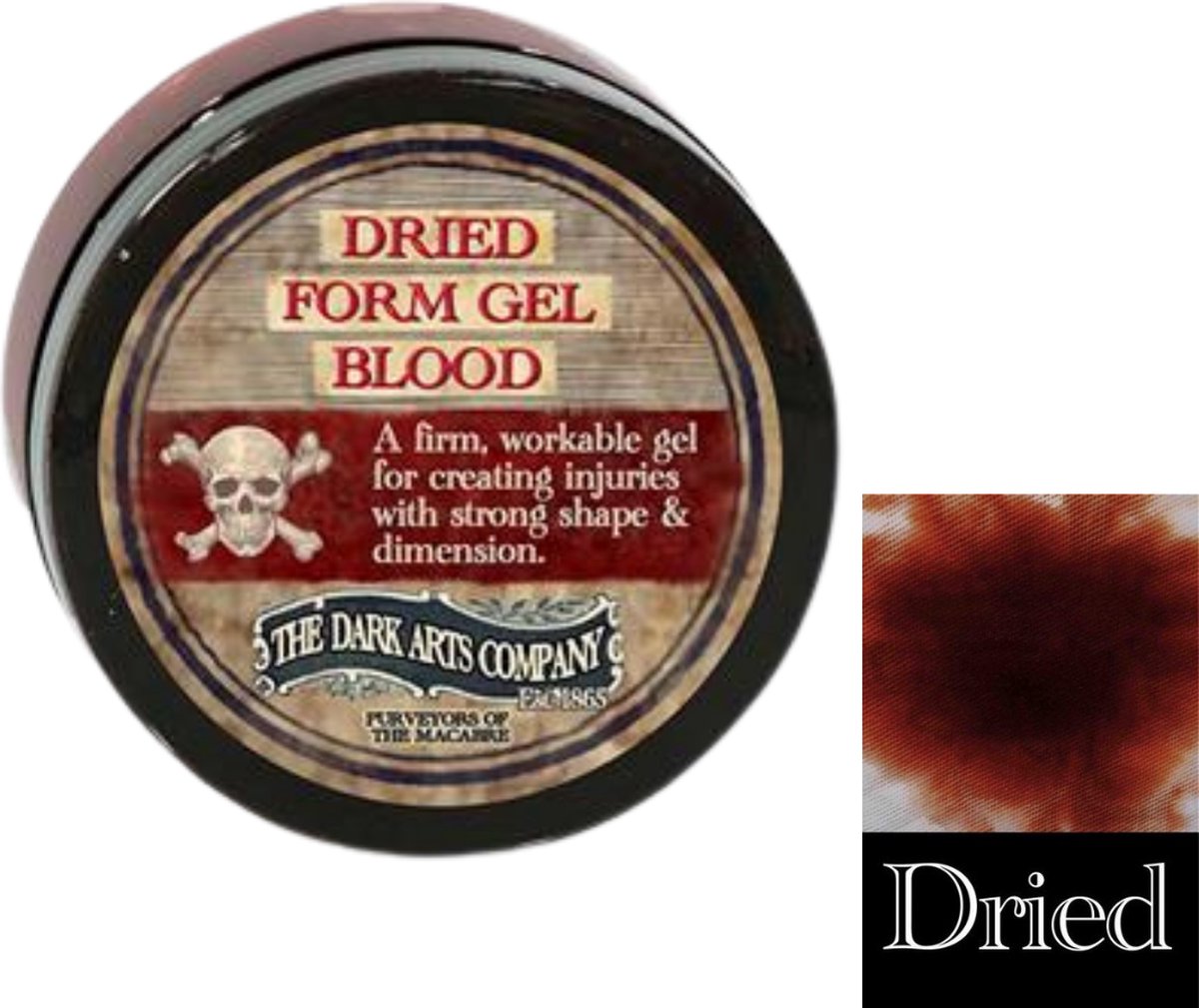 The Dark Arts Company Form Gel Blood Dried, 50ml