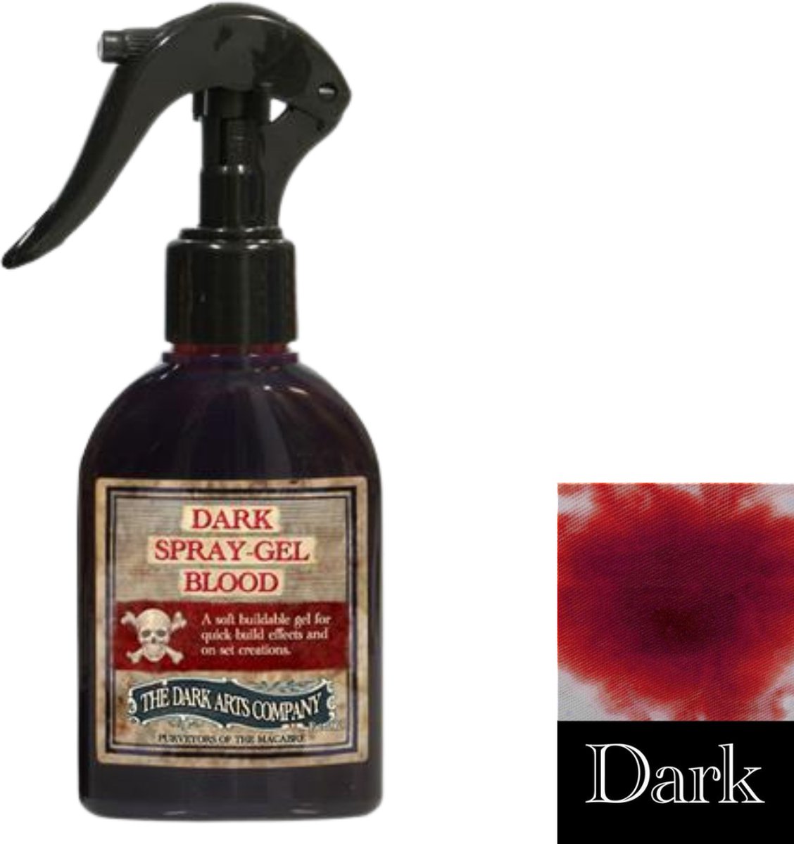 The Dark Arts Company Spray Gel Blood Dark, 100ml