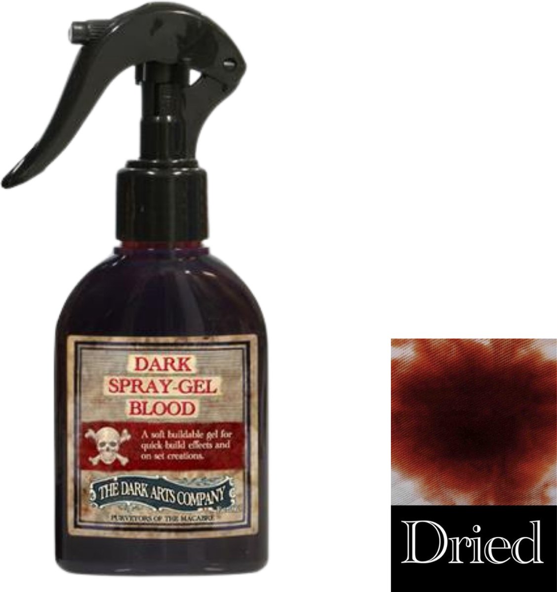 The Dark Arts Company Spray Gel Blood Dried, 100ml