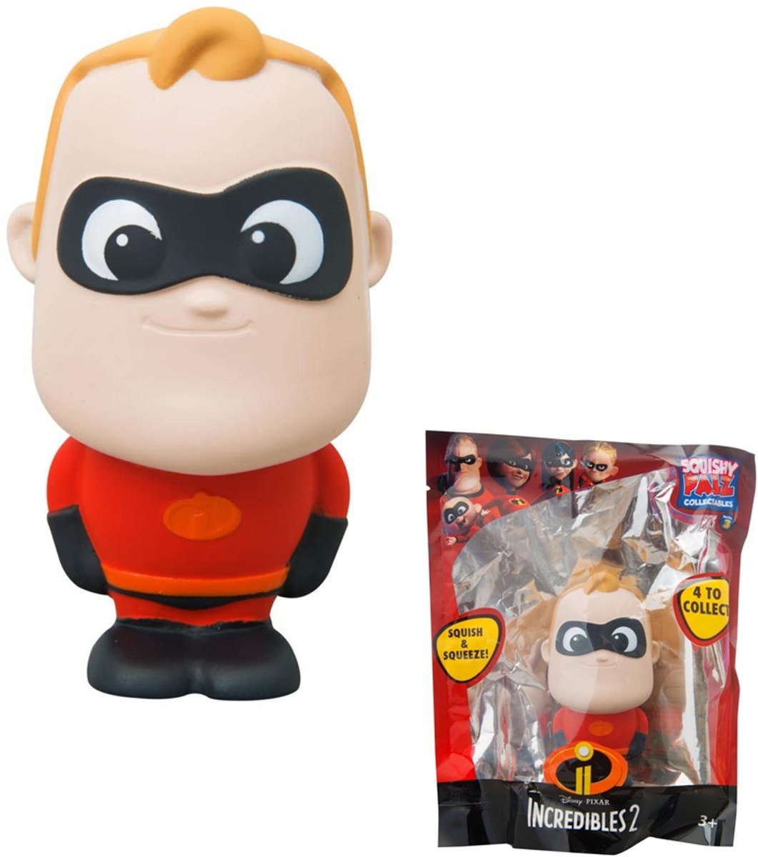 Disney Pixar Incredibles Mr Incredible stressfiguurtjes Squishy