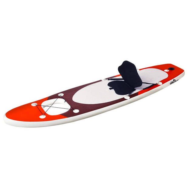   Opblaasbaar Paddleboard - SUP Set - 300 x 76 x 10 cm - Rood - PVC