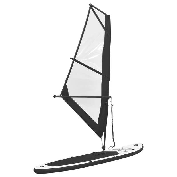   SUP-Zeilset - Opblaasbaar Stand Up Paddleboard - 330x72x10cm - Met verwijderbare vin - Draagtas