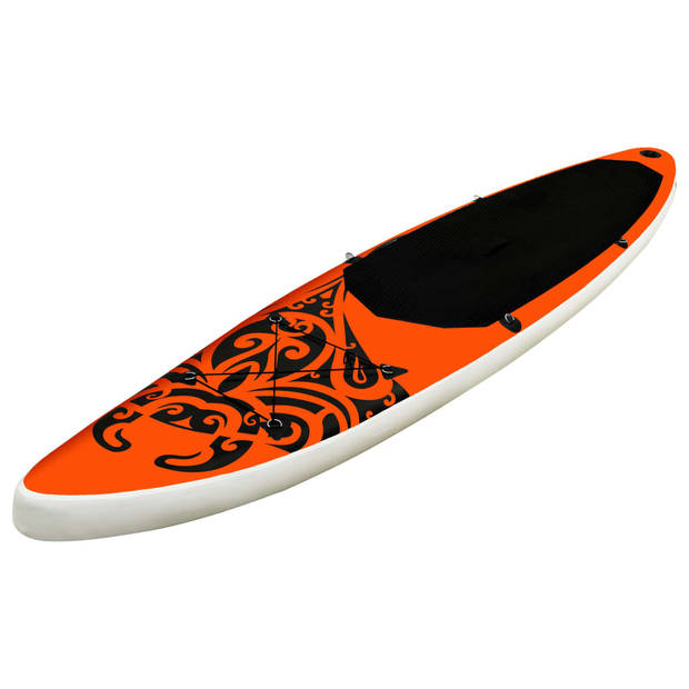   Stand Up Paddleboard - Opblaasbaar SUP Board - Oranje - 305 x 76 x 15 cm - 140 kg laadvermogen -