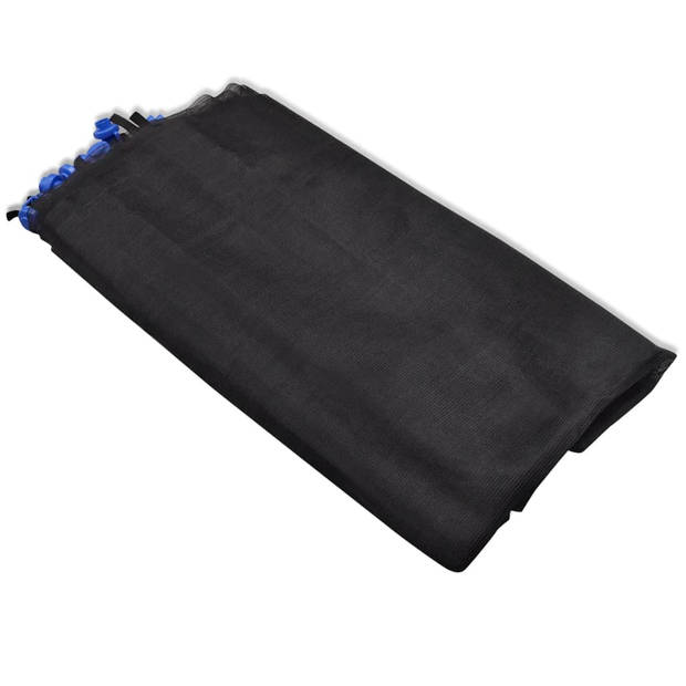 The Living Store Trampoline Veiligheidsnet - 3.5 x 1.8 m - Zwart - PE