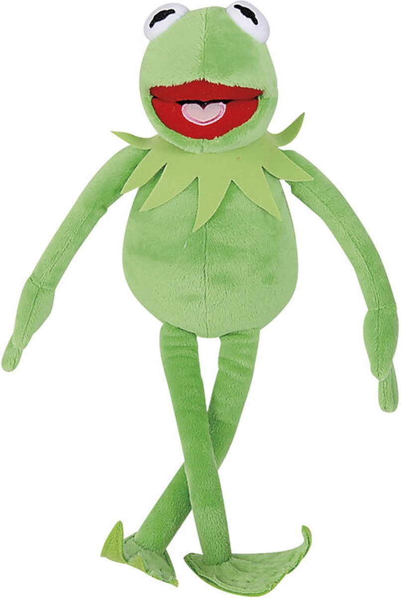 The Muppets - Kermit de Kikker knuffel - 35 cm - Pluche - Kermit the Frog