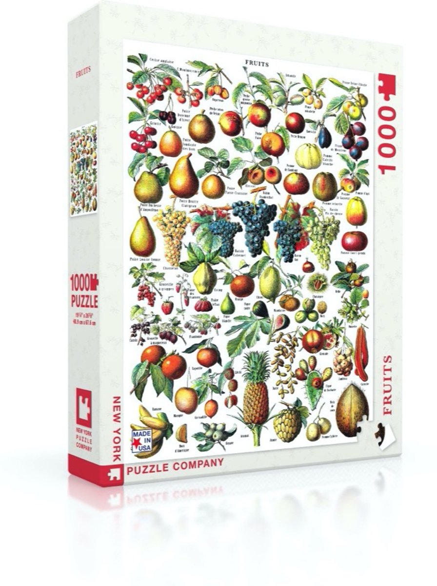 Fruits - NYPC Vintage Images Collectie Puzzel 1000 Stukjes