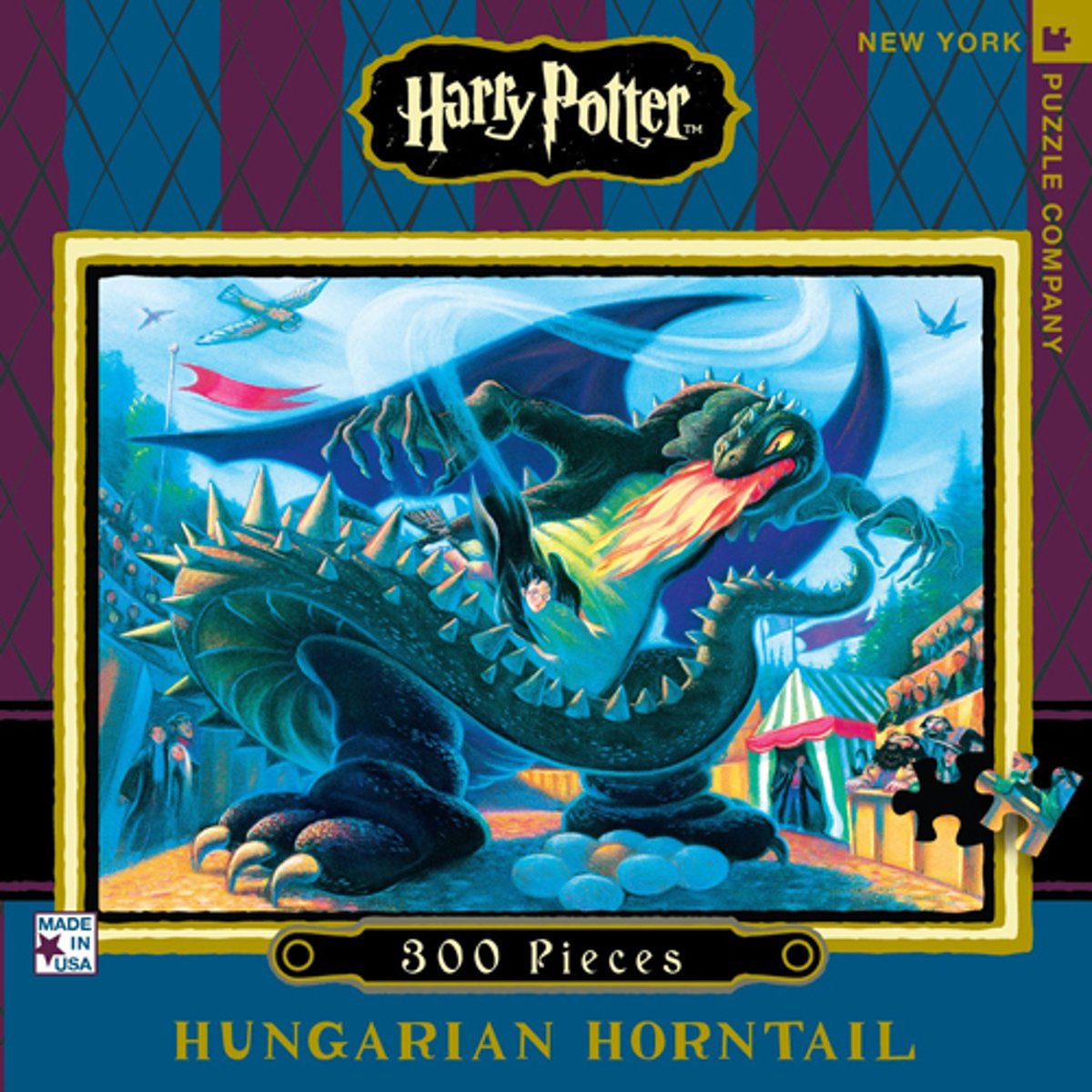 Harry Potter Hungarian Horntail puzzel - 300 stukjes - The New York Puzzle Company