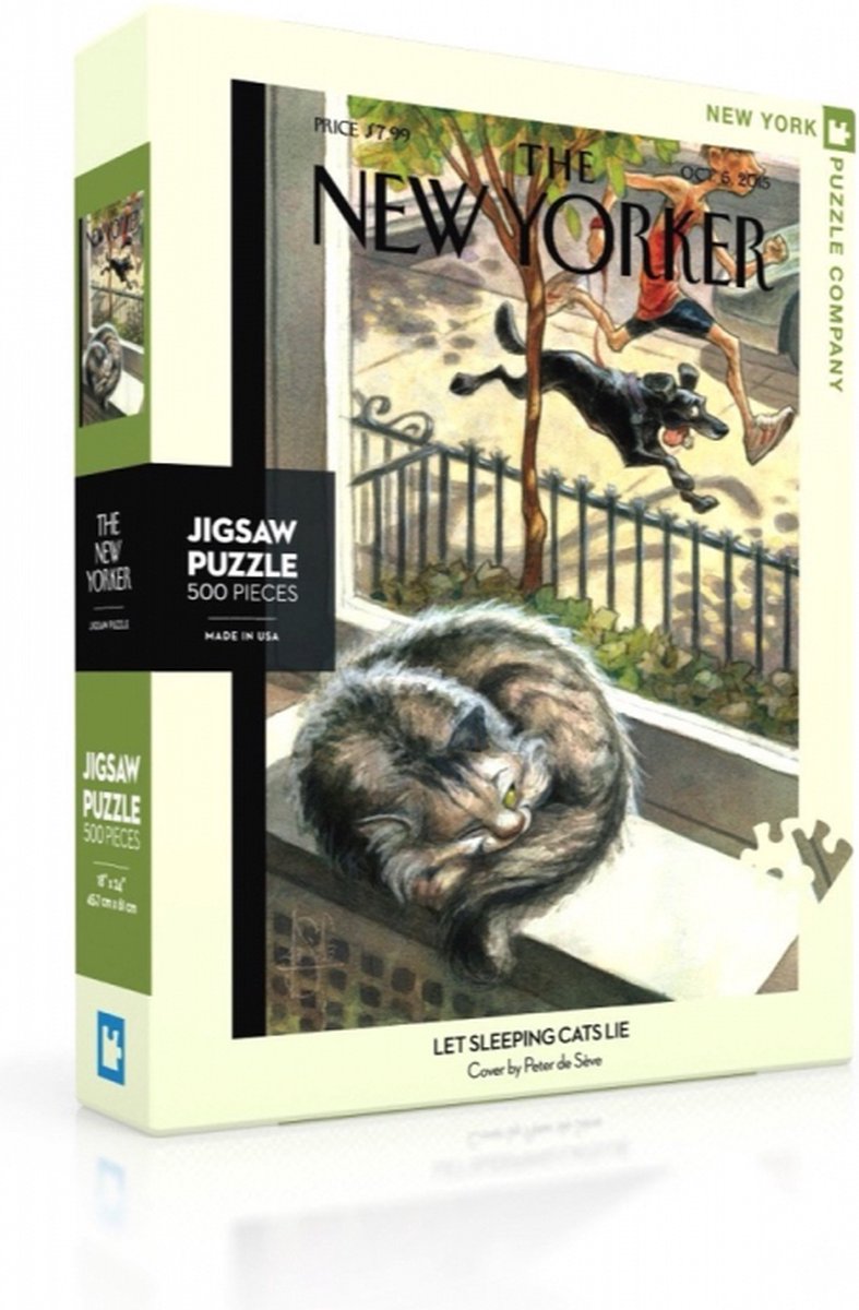 New York Puzzle Company Let Sleeping Cats Lie - 500 pieces