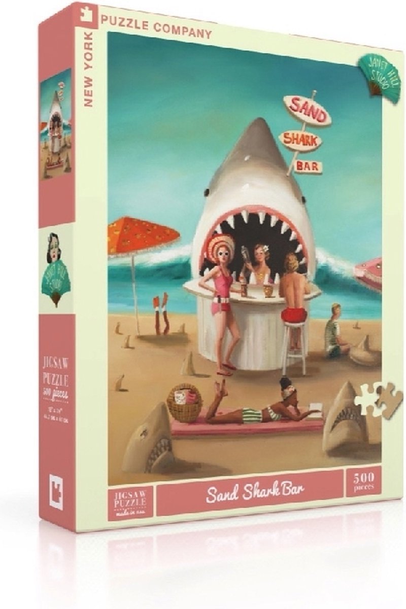 New York Puzzle Company Sand Shark Bar - 500 pieces