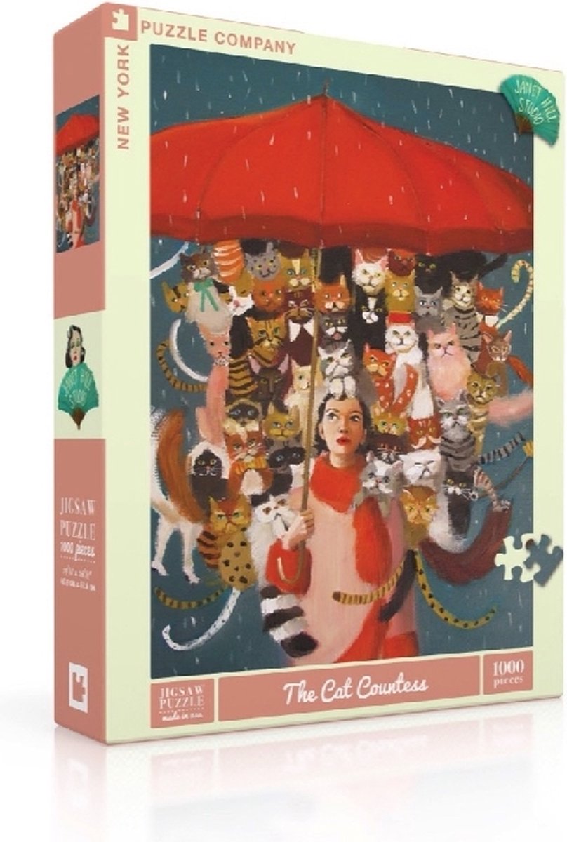 New York Puzzle Company The Cat Countess - 1000 pieces