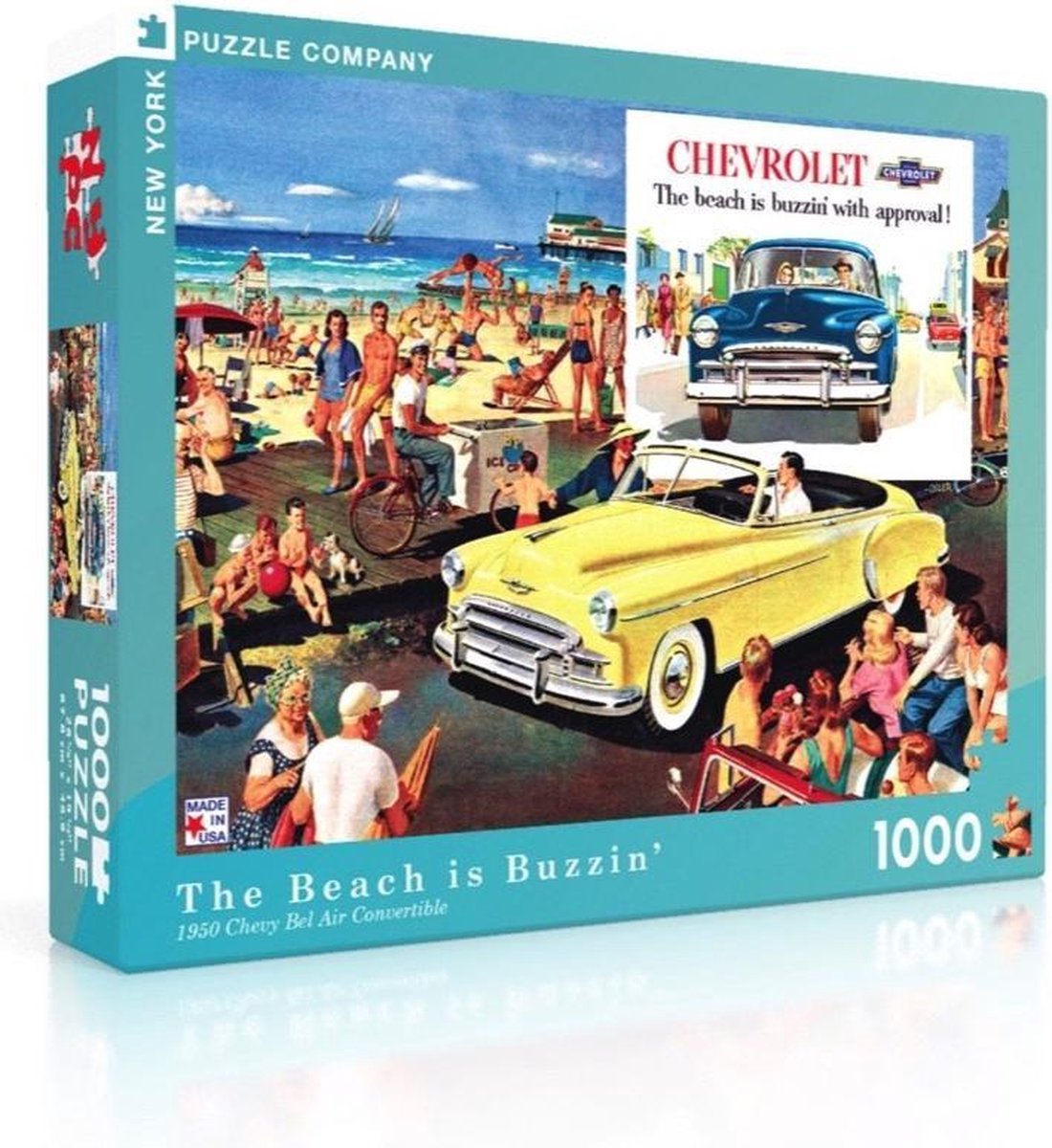 The Beach is Buzzin - NYPC General Motors Collectie Puzzel 1000 Stukjes