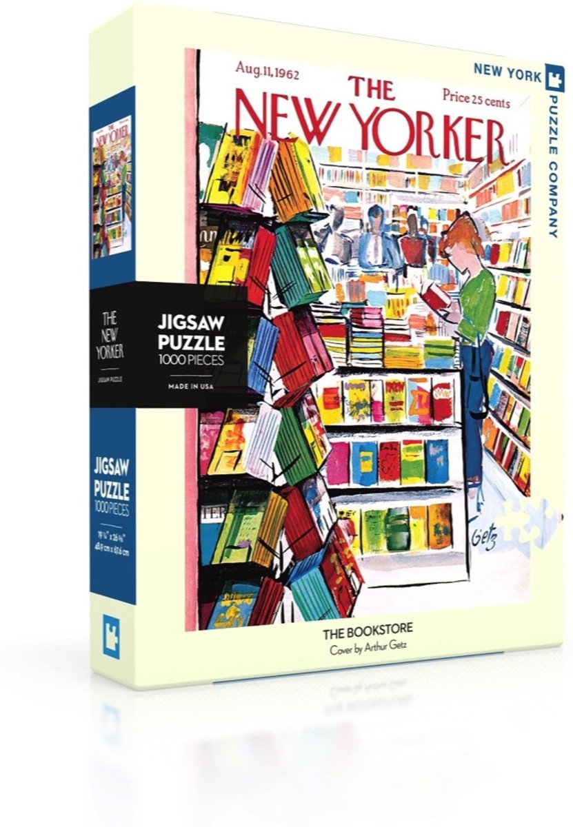 The Bookstore - NYPC New Yorker Collectie Puzzel 1000 Stukjes