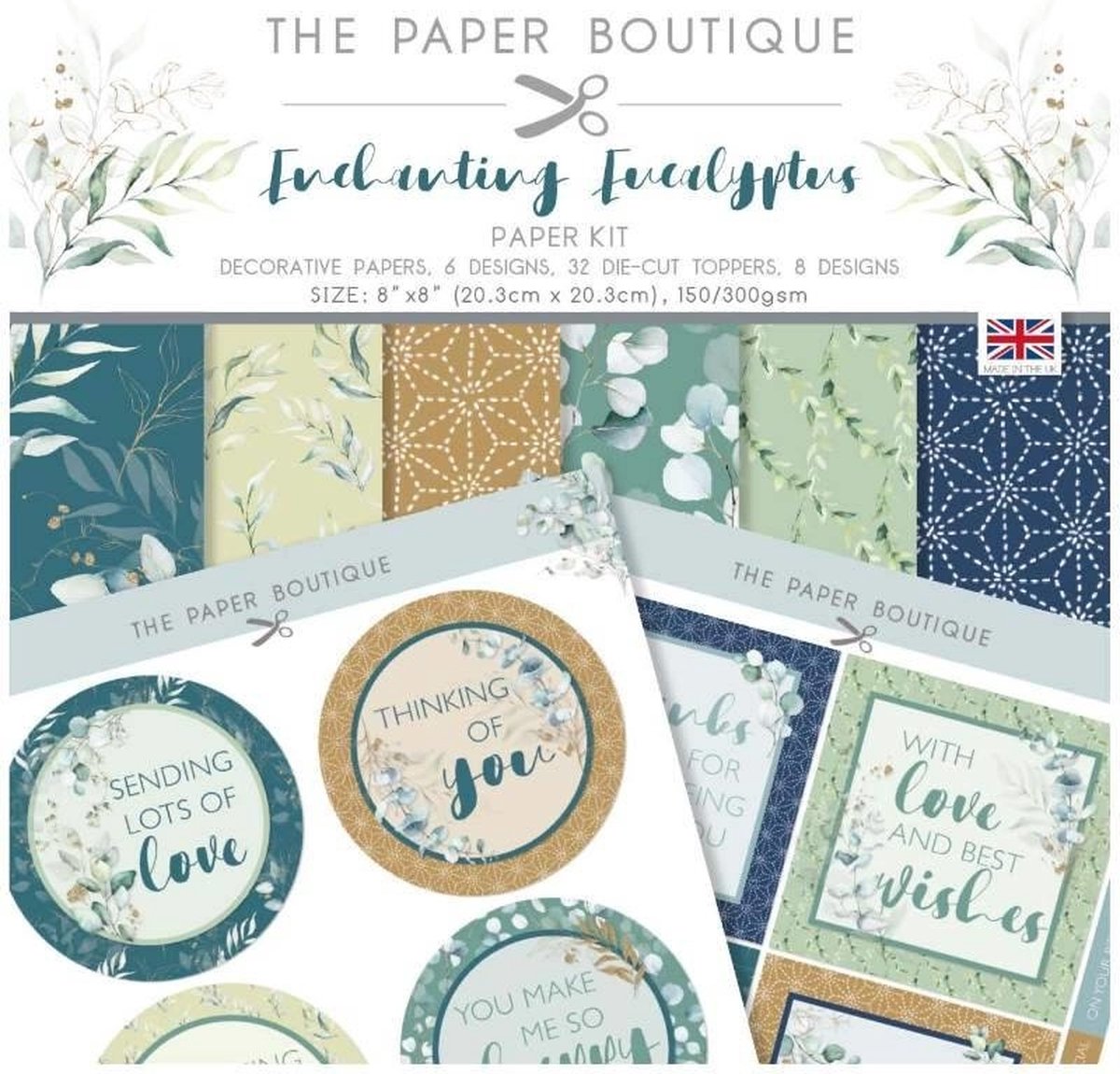 Enchanting Eucalyptus 8x8 Inch Paper Kit (PB1870)