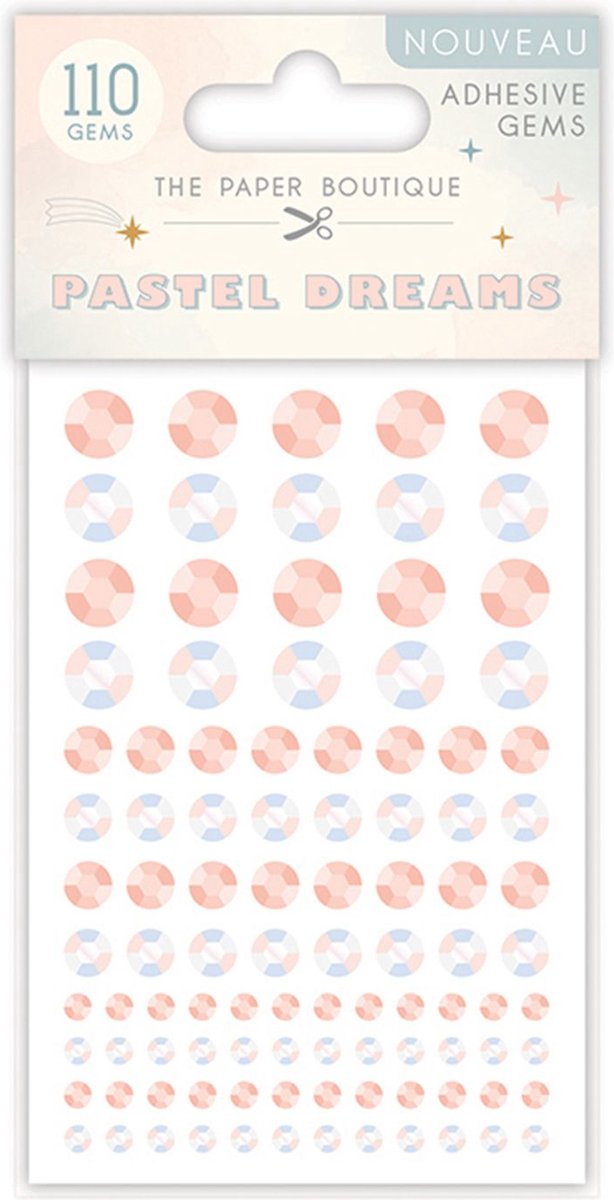 The Paper Boutique Adhesive gems - Pastel dreams