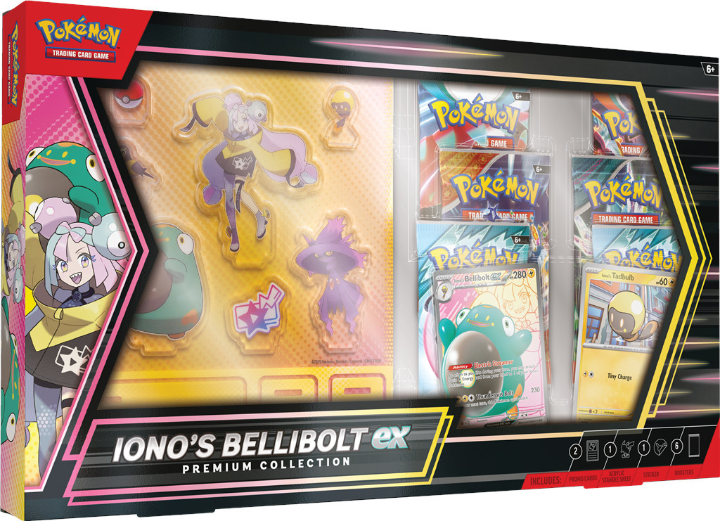 Pokemon TCG Iono\s Bellibolt EX Premium Collection Box