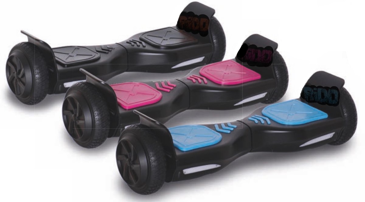 The Scootershop URBAN ZWART Hoverboard 20cell, 4.4Ah 36V met 700Watt wielen