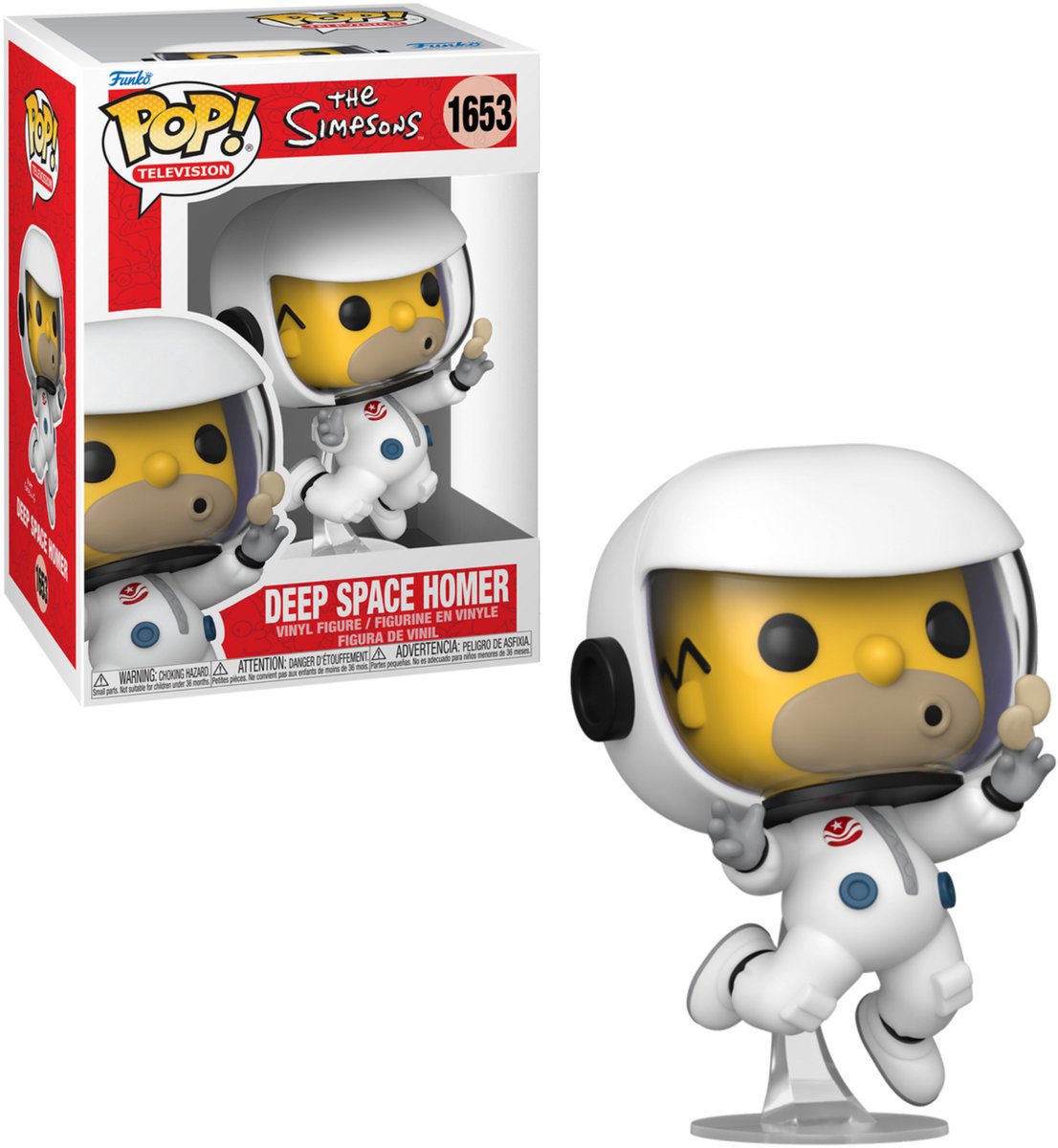 Die Simpsons Deep Space Homer vinylfiguur 1653 Funko Pop! standaard Unisex