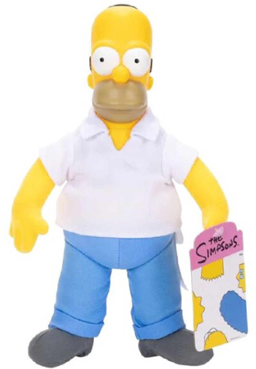 Homer - The Simpsons Pluche Knuffel Pop 26 cm - Speelgoed voor Kinderen Jongens Meisjes - Bart Lisa Homer Marge Maggie