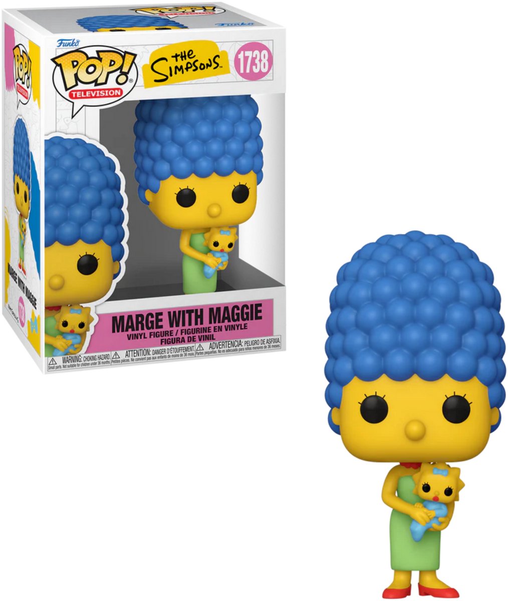 The Simpsons Marge with Maggie vinylfiguur 1738 Unisex Funko Pop! - Neutraal - Standard