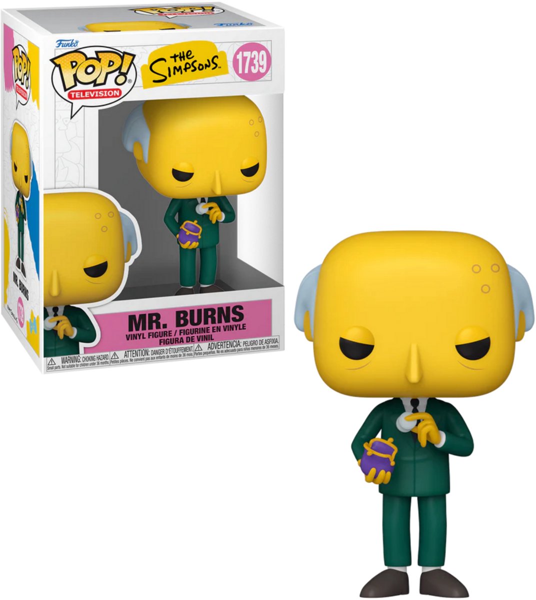 The Simpsons Mr. Burns vinylfiguur 1739 Unisex Funko Pop! - Neutraal - Standard