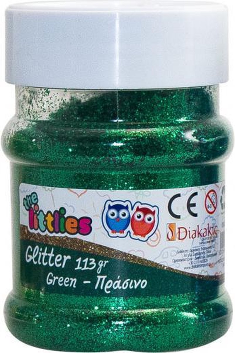 glitters junior 113 gram groen