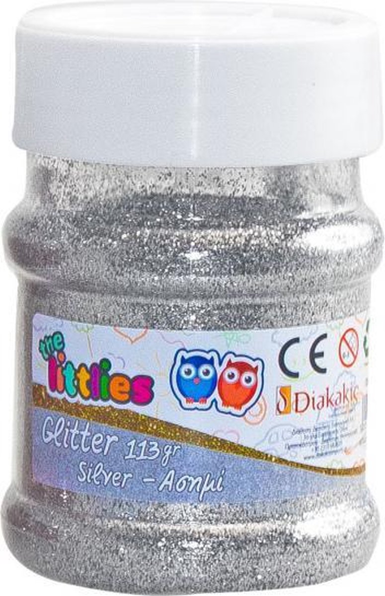 glitters junior 113 gram zilver