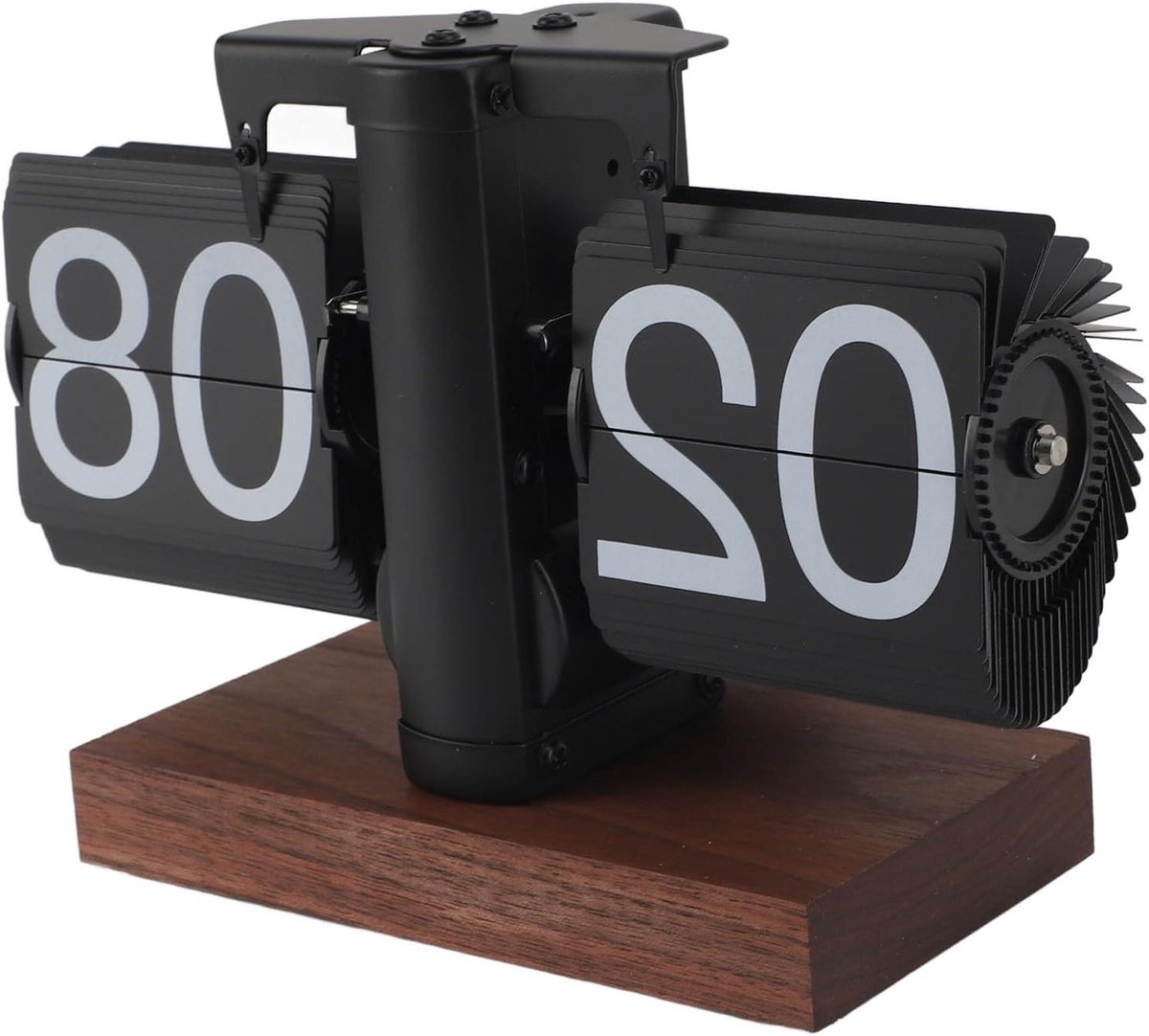   - Vintage bureauklok met 24-uurs weergave en verstelbare digitale klok op batterijen voor kantoor en woonkamer.