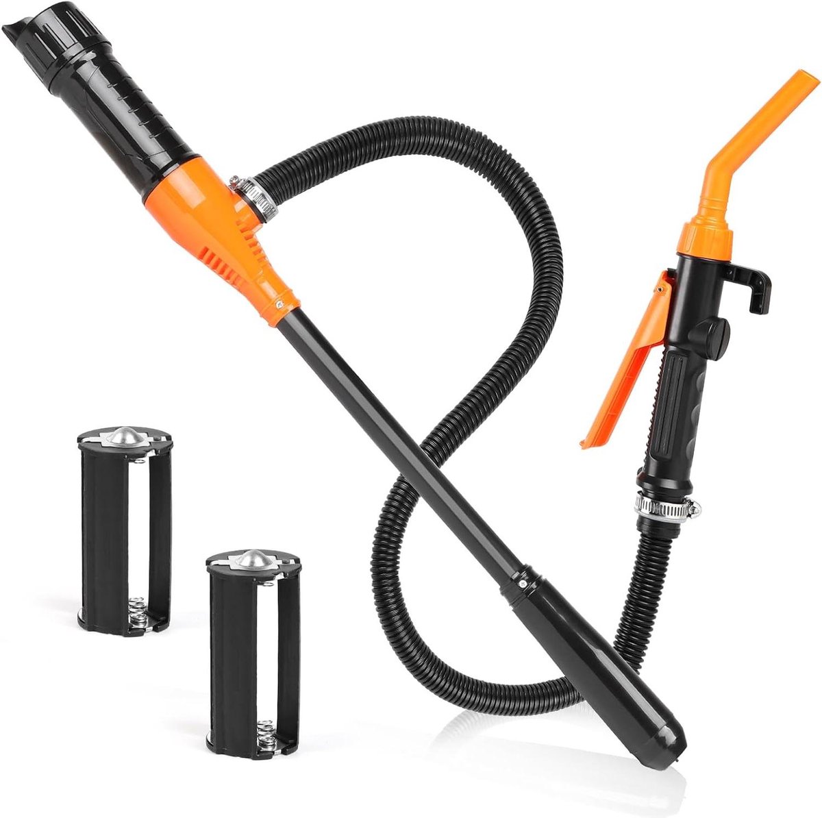 Thelau - Elektrische Benzinepomp voor Vloeistoftransfer - Op Batterijen - Draagbaar - Oliesifonpomp