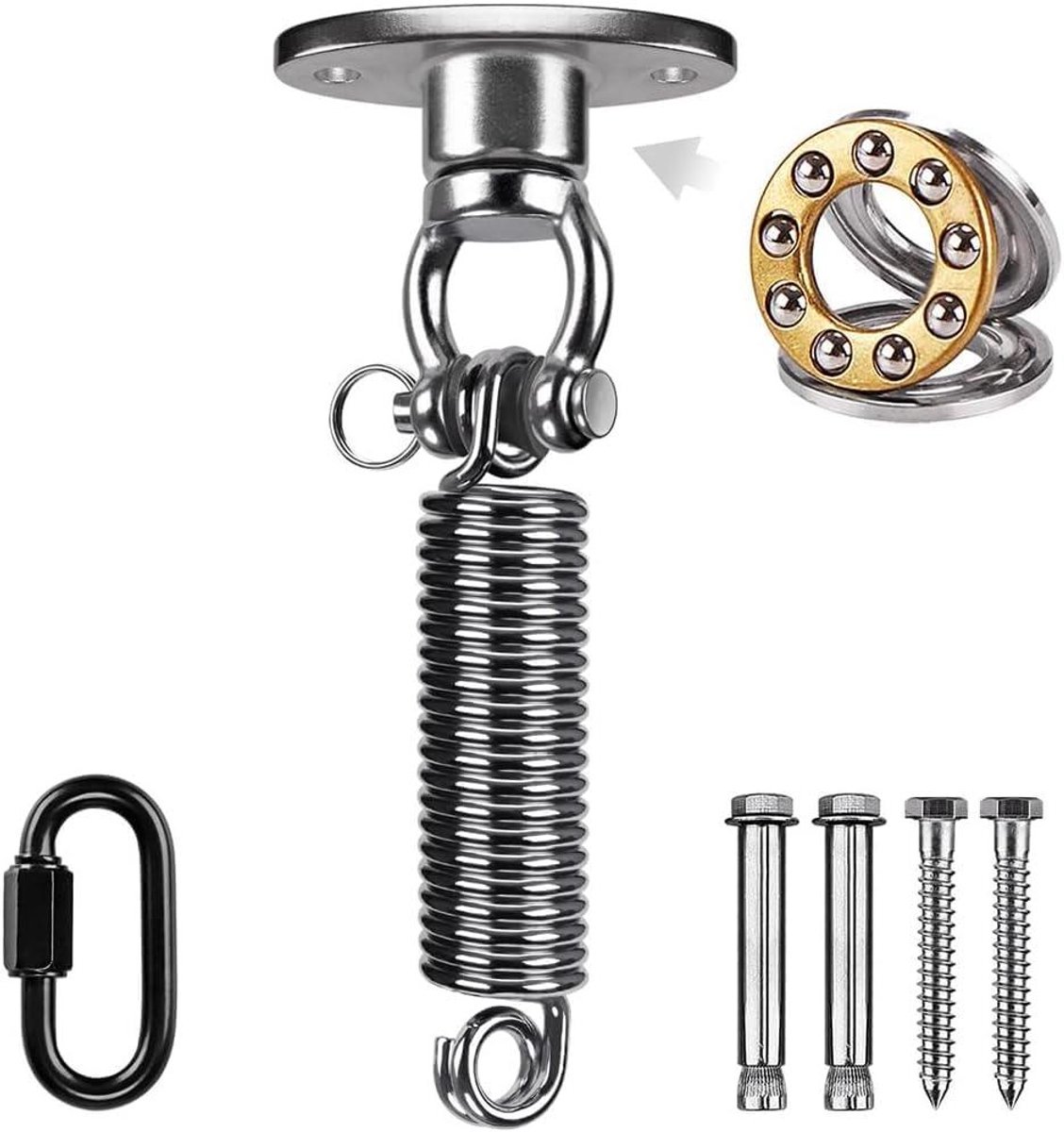 Thelau - Hout/Beton Plafond Hanger 360 ° Draaibare Hangmat Swing Ophangset