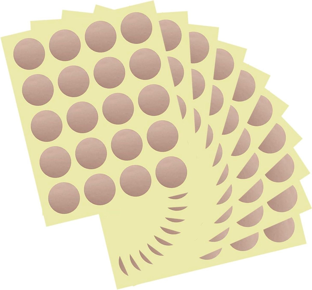 Thelau - Muurstickers met stippen, 200 stuks, chique stippen, verwijderbare polkadot-decoratie voor babykamer