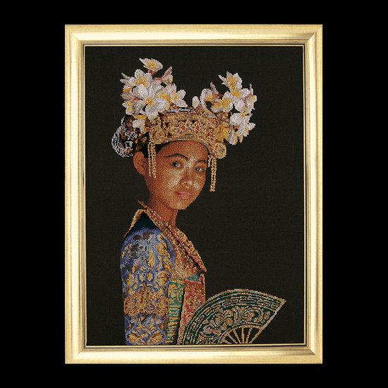 948 Indonesische danseres Borduurpakket