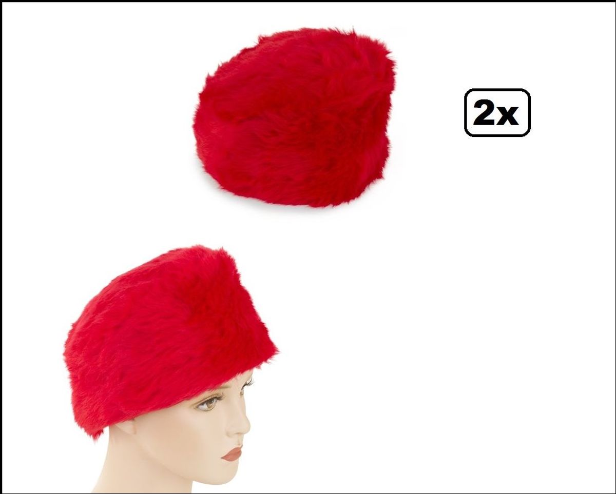 2x Bontmuts rood