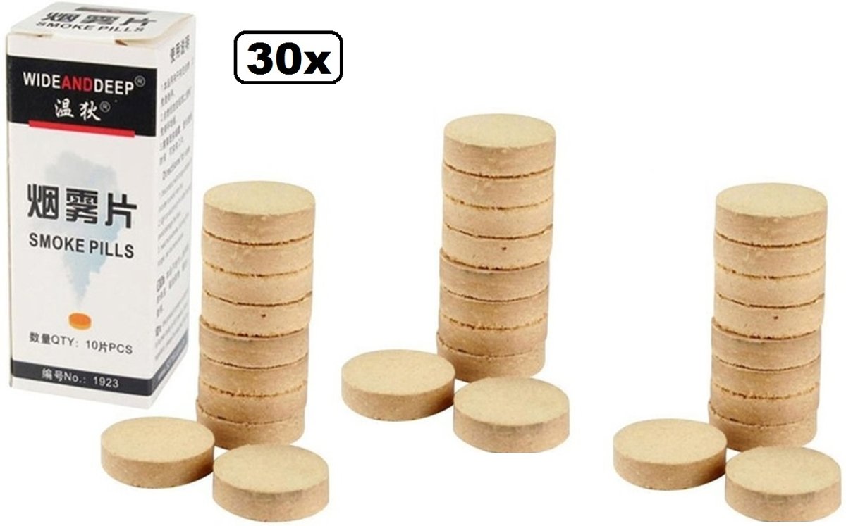 30 stuks Rooktabletten / Rookbommen