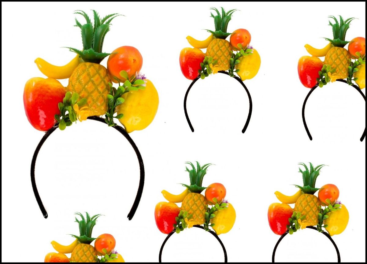 6x Diadeem Hawai tropisch fruit