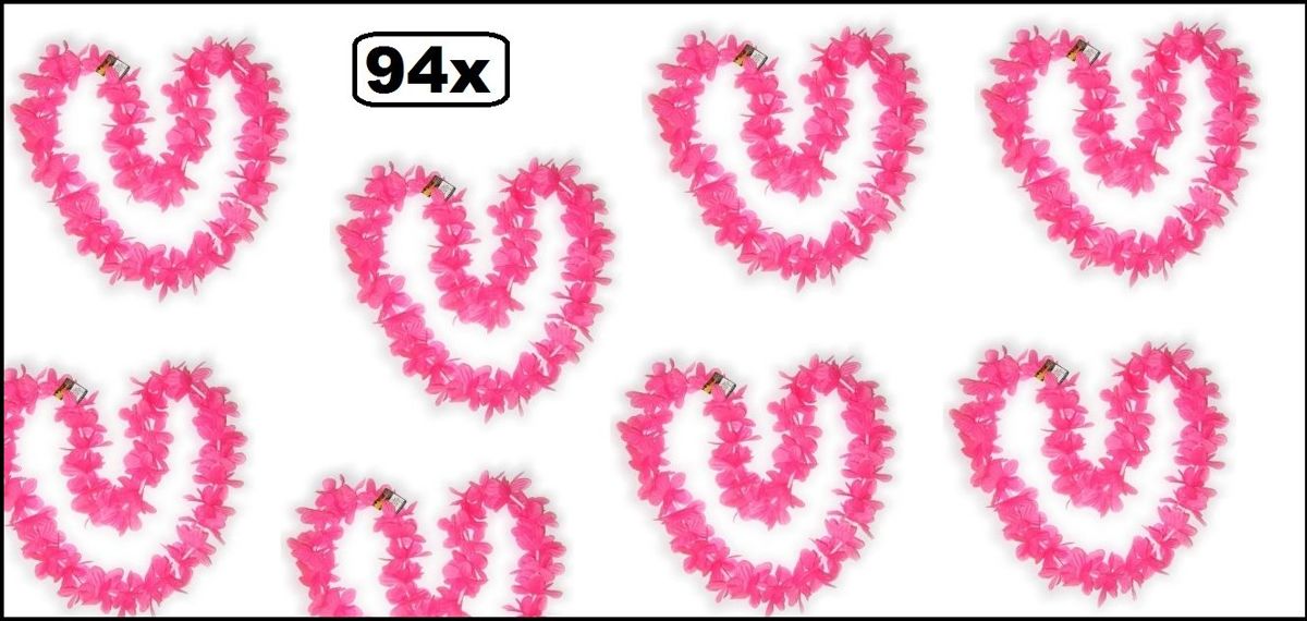 94x Hawaii krans roze