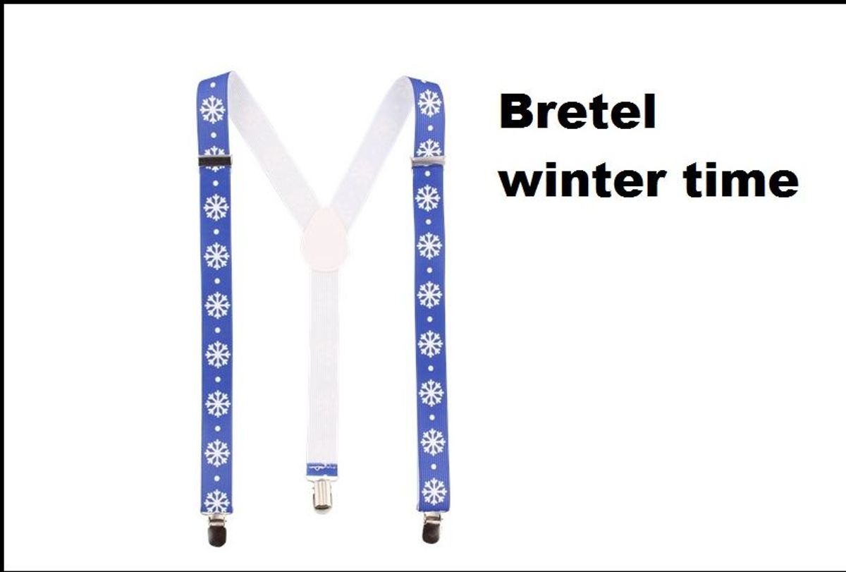 Bretel Winter time - bretels kerst sneeuw apres ski oktoberfest winter festival bierfeest kerst