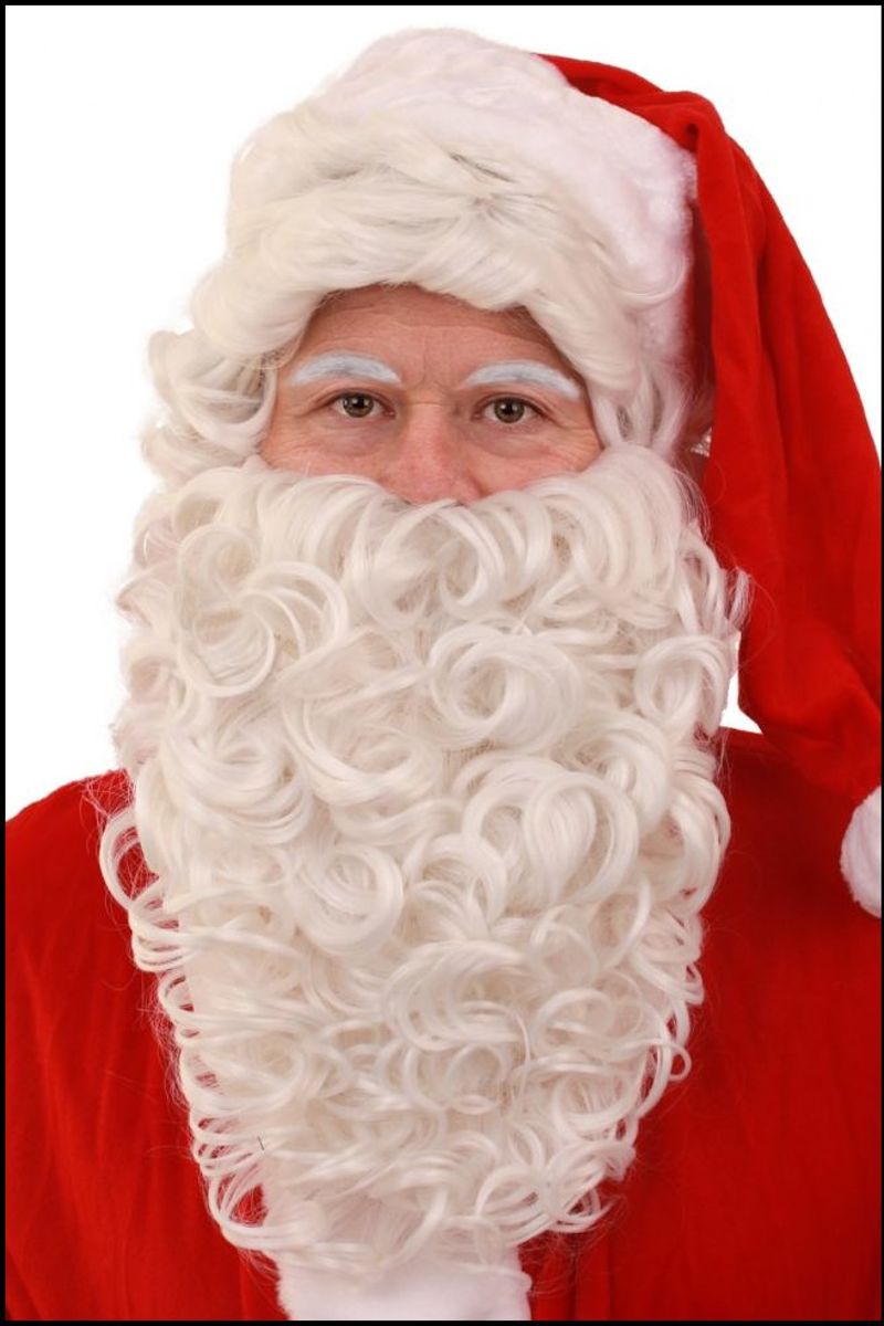 Kerstman pruik en baard