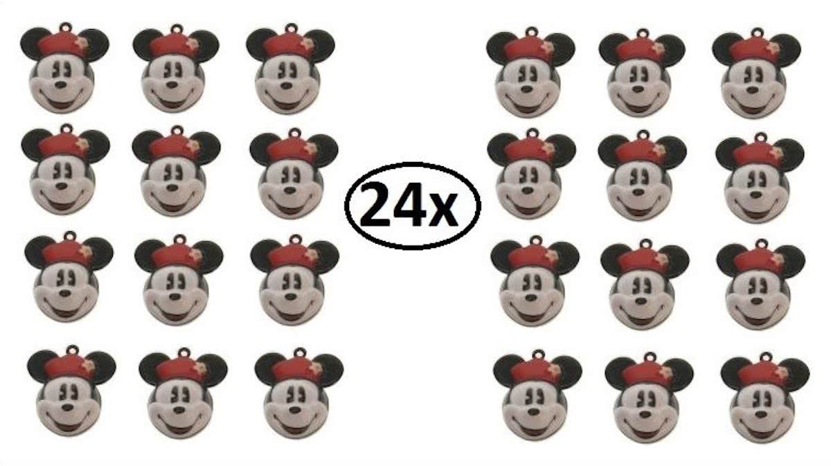 24x Belletjes Mickey mouse