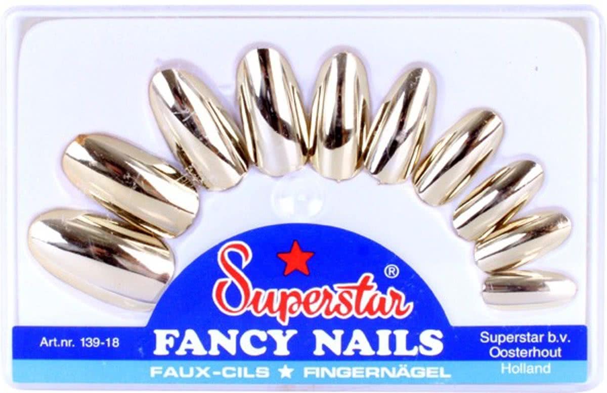 24x Doosje Nagels Superstar Goud Aanbieding