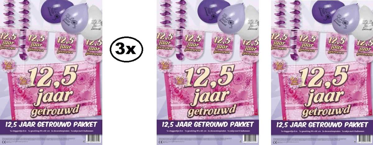 3x 12 ½ jaar getrouwd pakket 4 delig