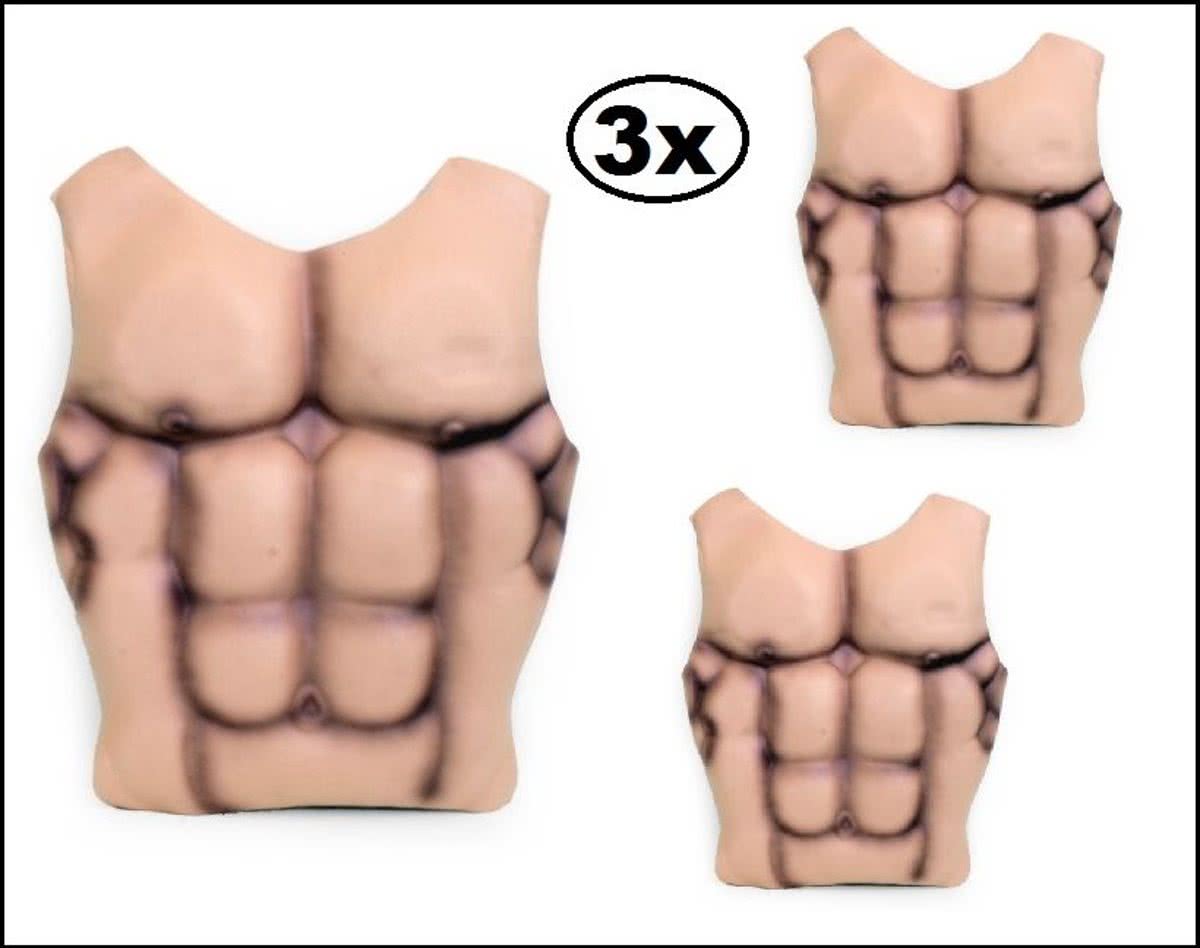 3x Mannenborst sixpack