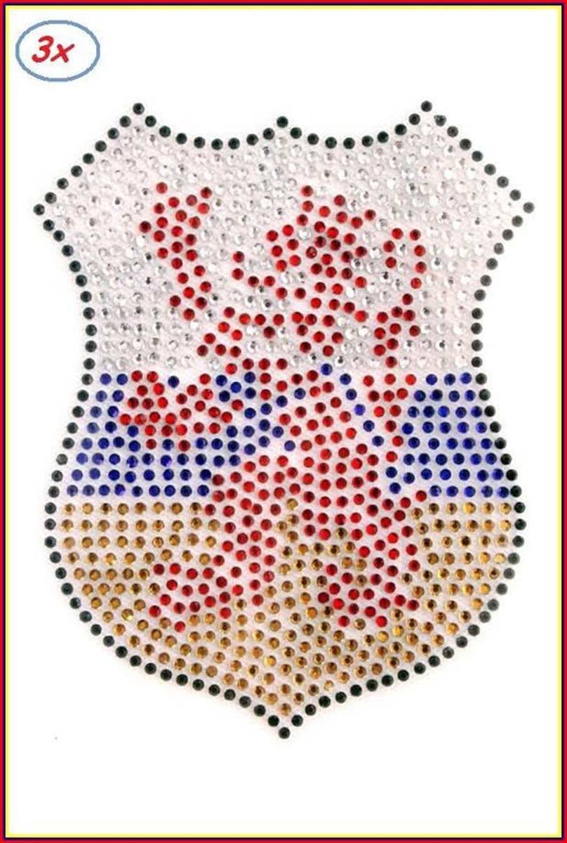 3x Strass applicatie wapen Limburg