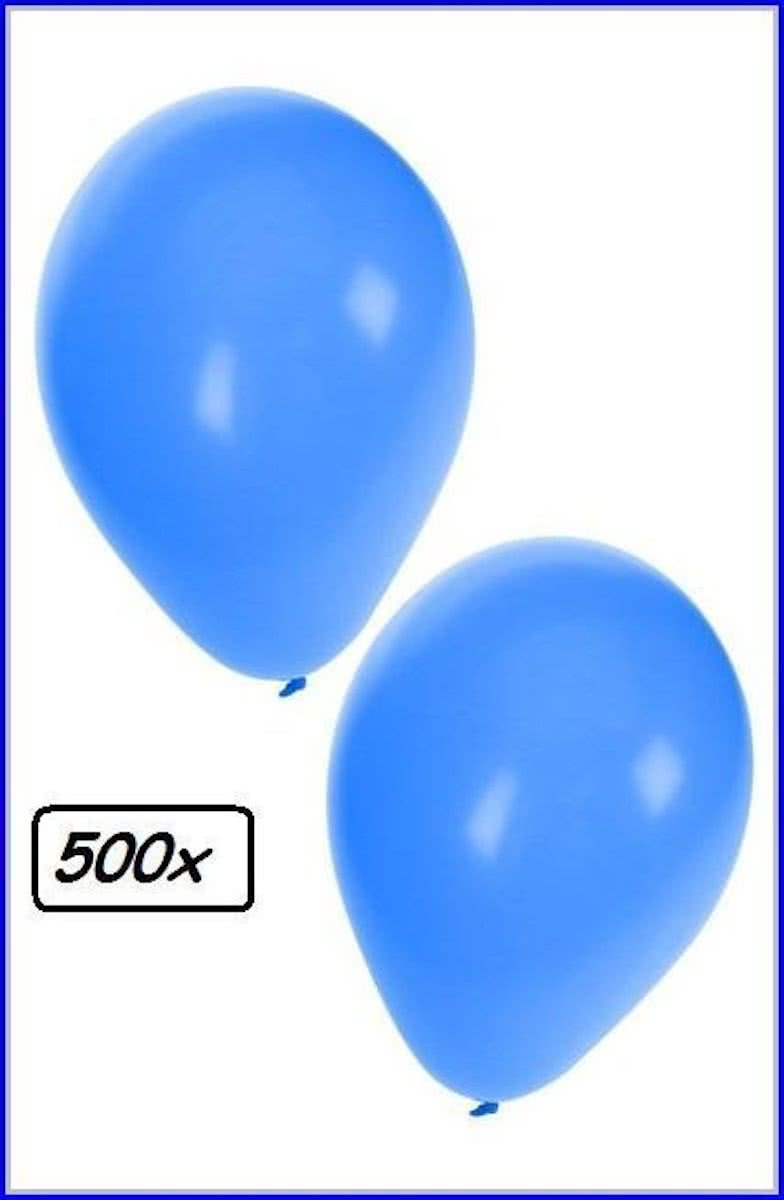 Ballonnen helium 500x blauw