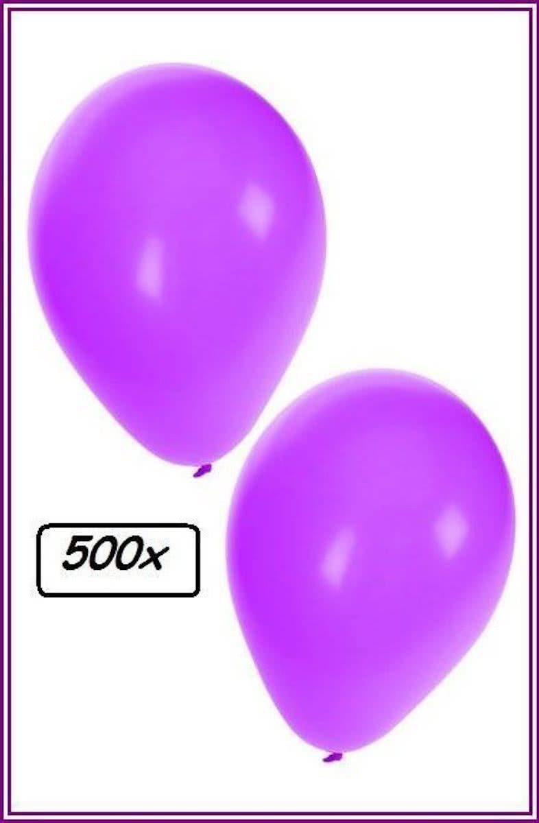 Ballonnen helium 500x paars